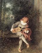 WATTEAU, Antoine Mezzetin22 oil on canvas